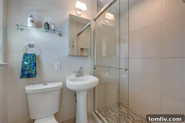 Backyard with new concrete patio