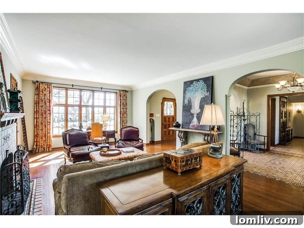 Spacious Formal Living Room Interior