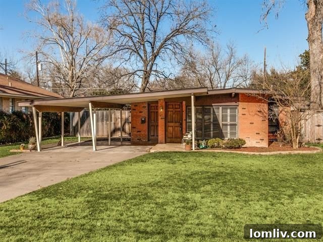 East Dallas Midcentury Oasis: Lakeside Gardens Meet Retro Chic 3 936-Peavy-u