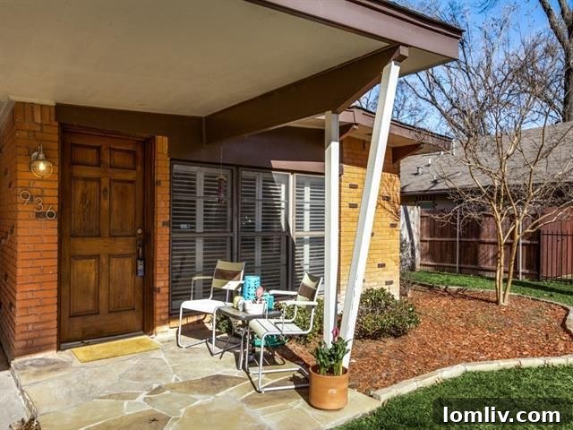 East Dallas Midcentury Oasis: Lakeside Gardens Meet Retro Chic 6 936-Peavy-u