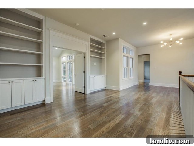 Upstairs Landing with Natural Light