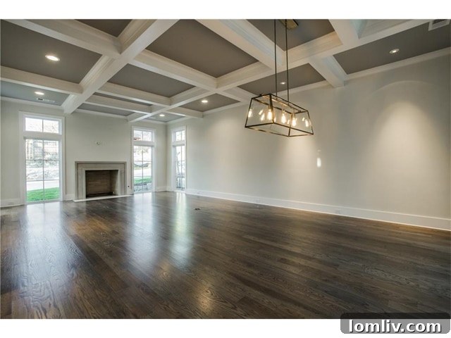 Open Concept Living and Dining Area