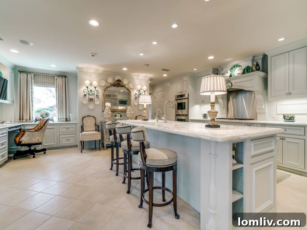 Spacious Kitchen with Seamless Design and Functional Storage