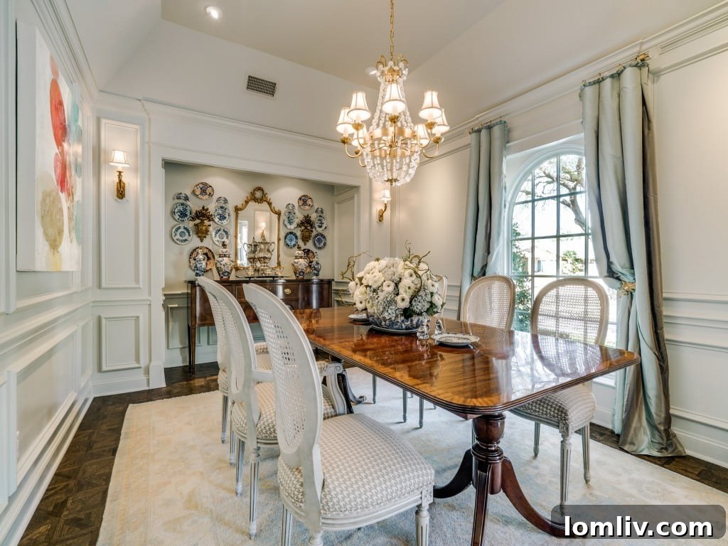 Sophisticated Interior Hallway with Art Lighting