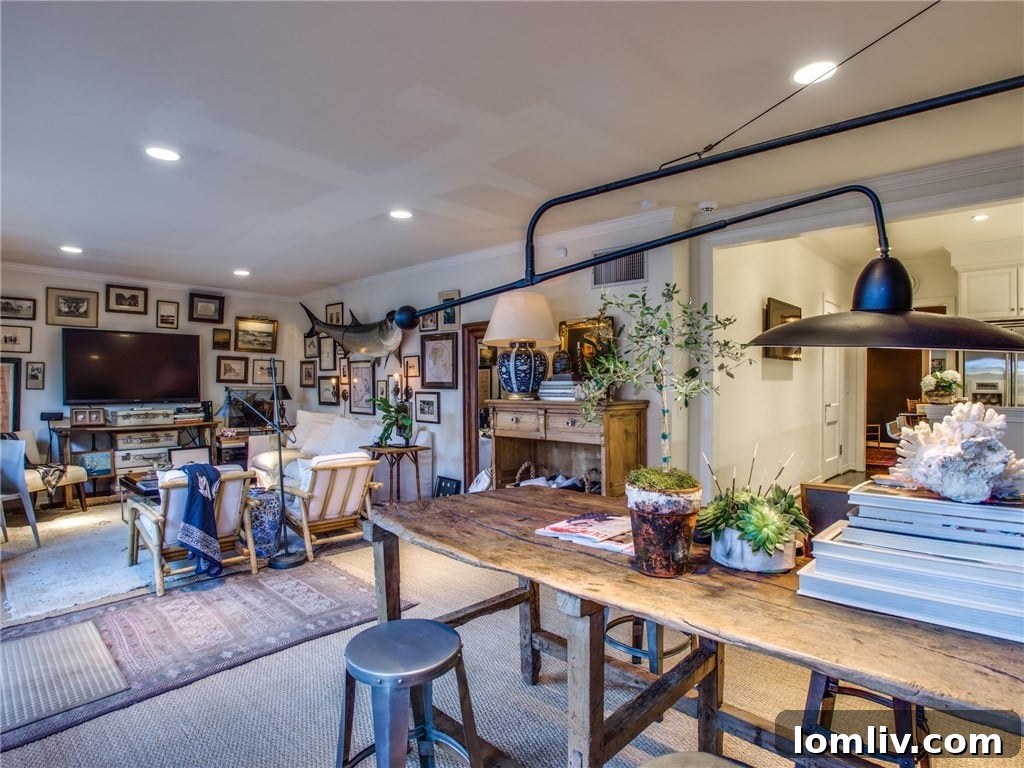 Interior view of sophisticated dining area