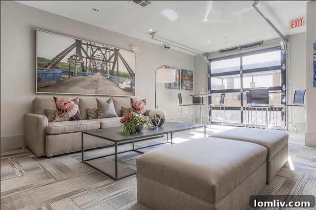 Elegant dining area adjacent to a modern kitchen, ideal for entertaining in a Shelby unit