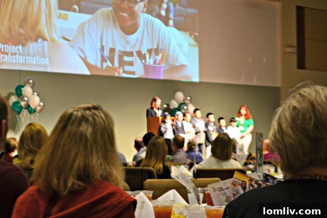 Project Transformation students from Christ's Foundry Methodist Church participate in a luncheon and discussion with Rev. Blair Thompson, sharing their program experiences on March 10.