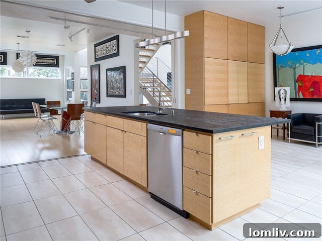 3314 Dartmouth Avenue Kitchen View Four - Island and Backsplash Windows
