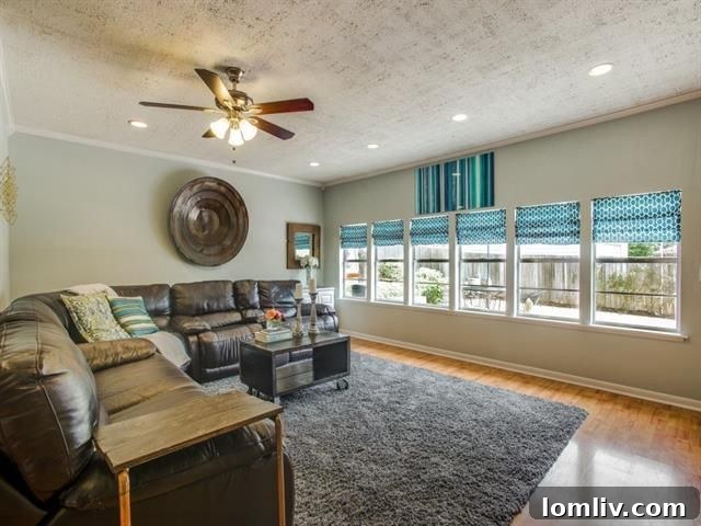 Relaxing hot tub area in the private backyard oasis