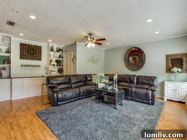 Beautifully landscaped front yard enhancing the home's curb appeal