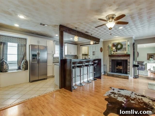 Stylish bathroom with contemporary fixtures and ample light