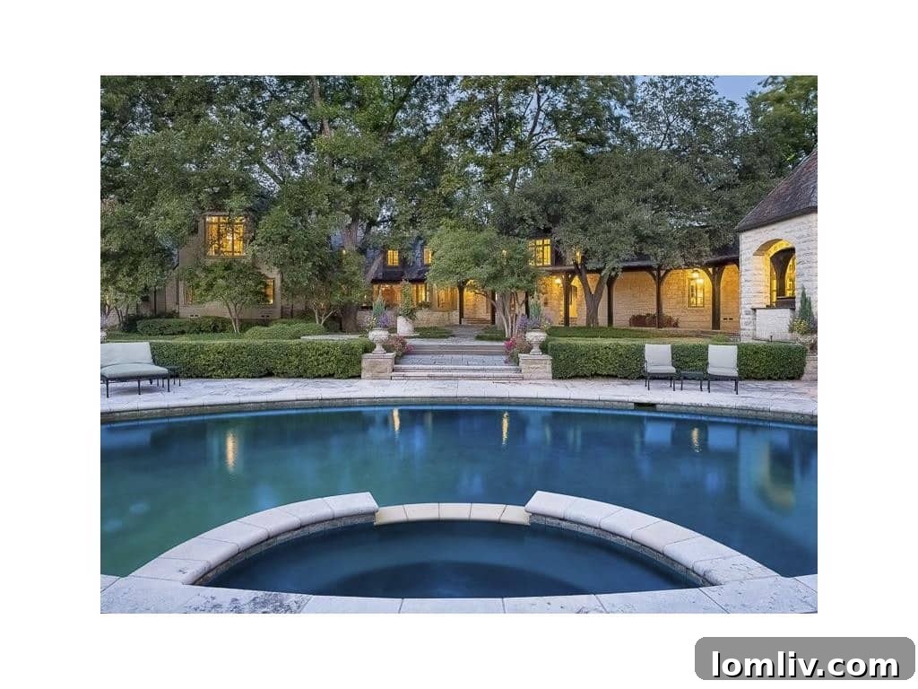 Lee Trevino Dallas Home Exterior Landscape