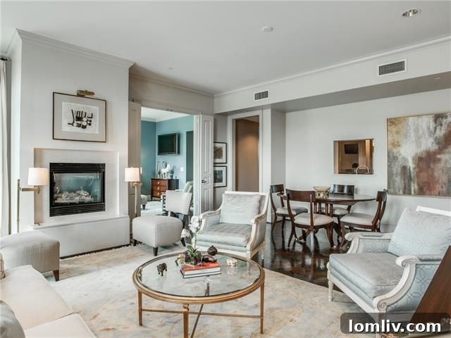 Spacious Living Area - Turtle Creek Condo