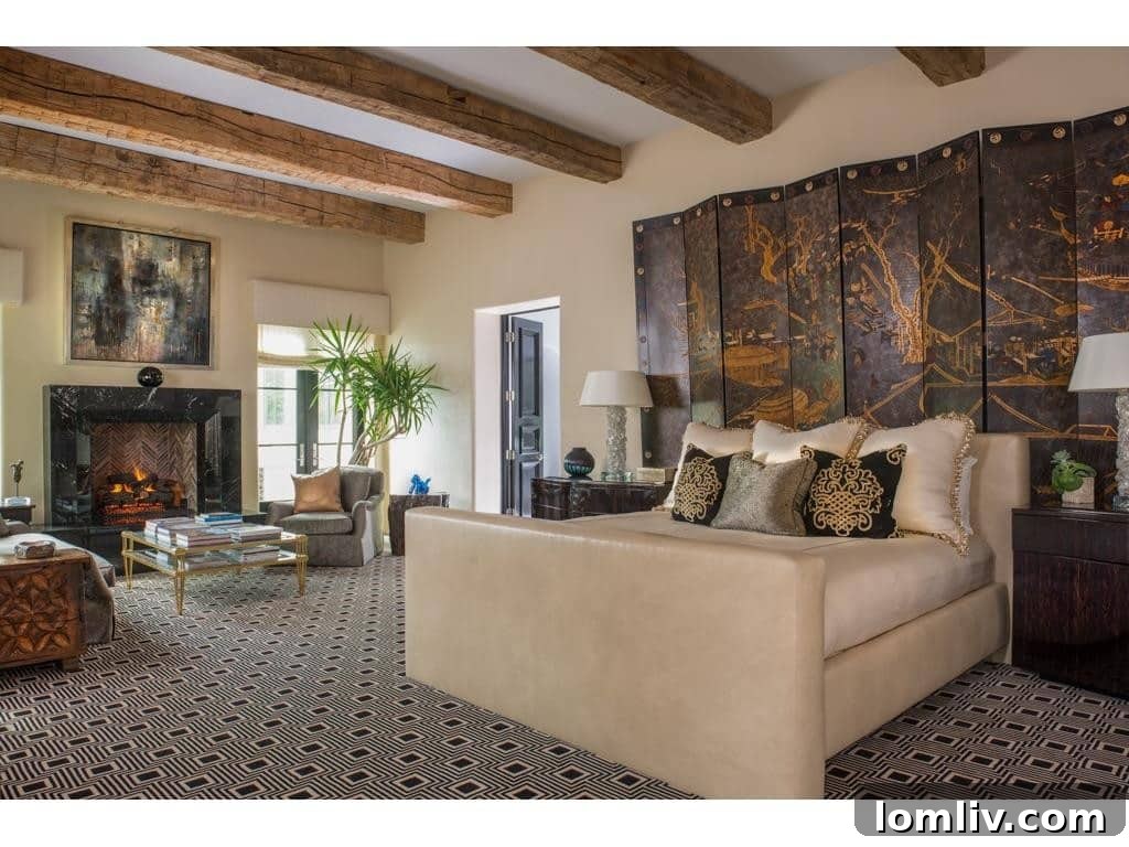 Another beautifully appointed bathroom featuring luxurious finishes