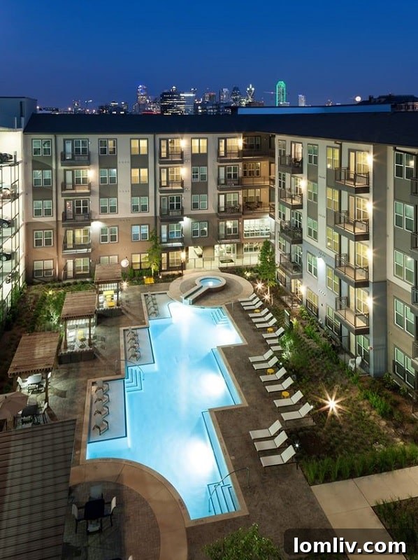 Alexan Fairmount apartment building facade with a modern, elegant design