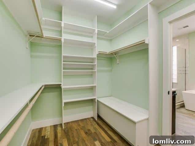 8623 San Leandro Master Closet - Organized Storage Solution