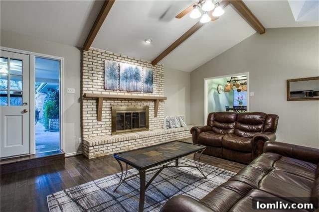 Another perspective of the renovated kitchen with ample lighting