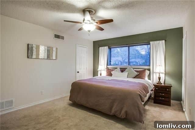 Overall view of the exterior architecture and landscaping