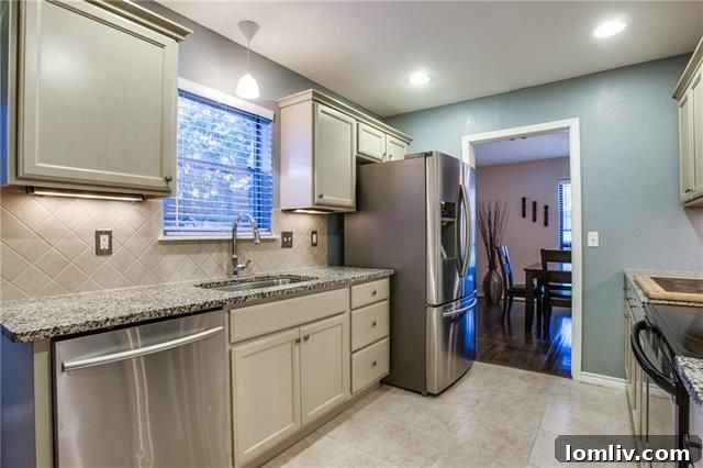 Updated bathroom vanity with modern fixtures