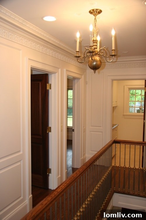 Bryn Mawr Home Custom Landing and Staircase