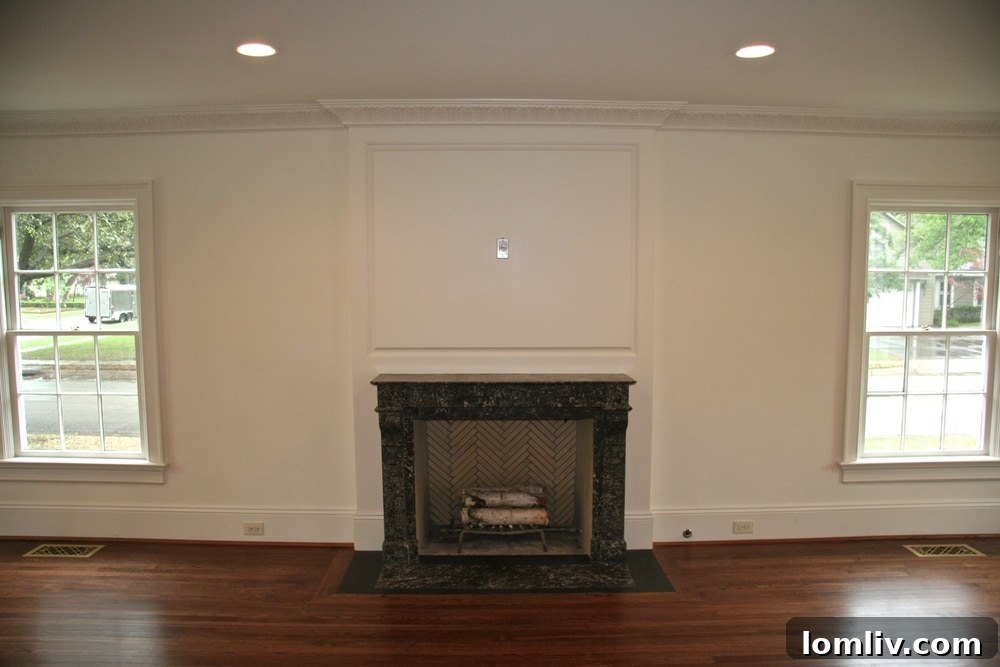 Bryn Mawr Home Antique Marble Fireplace