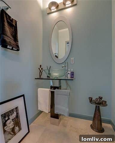 Entry Hall with Polished Granite Floors