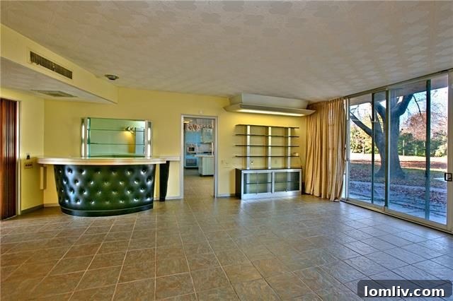 Interior detail shot of the Mayrath House, emphasizing the craftsmanship and period-specific features.