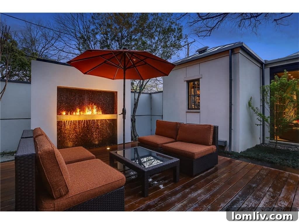Modern Lap Pool Dallas Luxury Home