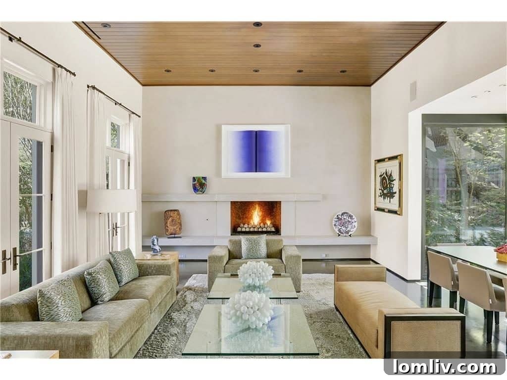 Modern Great Room Dallas Luxury House
