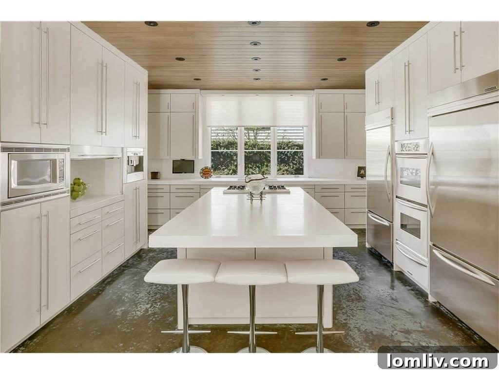 Modern White Kitchen Dallas Luxury
