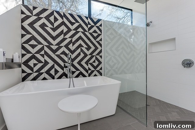 A bright and airy hallway, connecting different living spaces within the modern home.