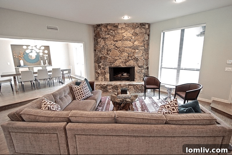 Kevin Twitty's Dream Reno Hits Market Wednesday 15 Vintage steel case barrel chairs adding a classic touch to the modern living space.