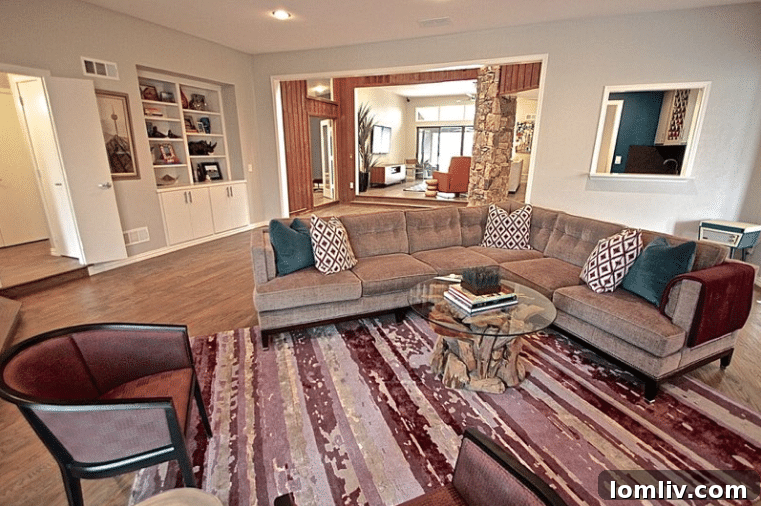 A charming vintage record player, perfect for entertaining guests in the living area.