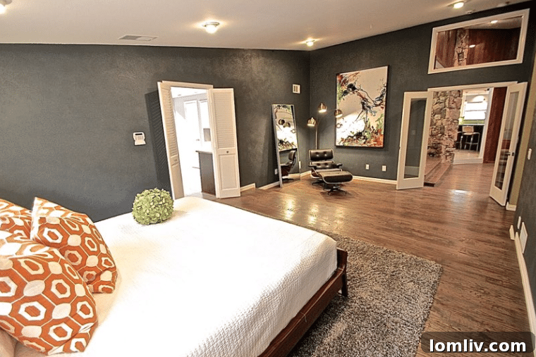 Kevin Twitty's Dream Reno Hits Market Wednesday 35 Elegant brass arch lighting illuminating a sophisticated reading nook.