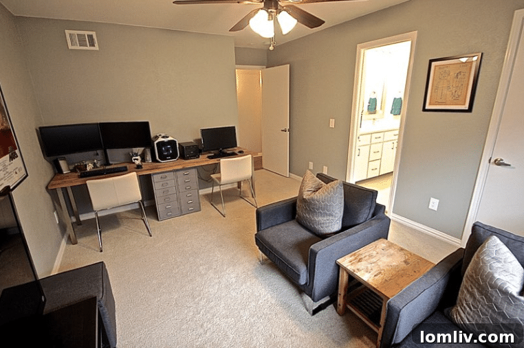 Kevin Twitty's Dream Reno Hits Market Wednesday 44 Gaming room transformed into a flexible and inviting space after removing a built-in desk.