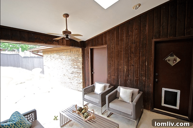 Kevin Twitty's Dream Reno Hits Market Wednesday 51 Overall view of the beautifully renovated kitchen, blending modern functionality with retro touches.