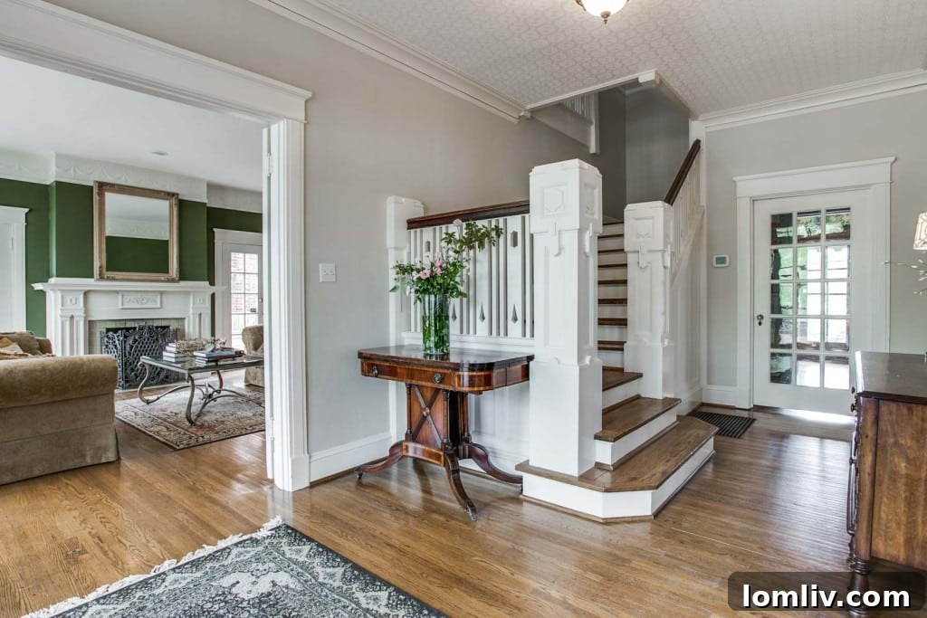 Historic Fort Worth Elizabeth Boulevard Villa: Grand Estate, Exceptional Value 4 Elegant Facade of a Historic Fort Worth Residence