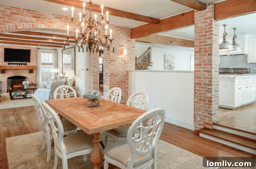 A bright, airy dining space with modern furnishings and elegant lighting, perfect for entertaining.