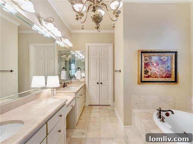 Elegant Master Bathroom with Modern Fixtures - 1615 Carleton, Fort Worth