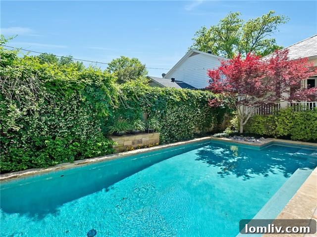 Private Swimming Pool and Lush Landscaping - 1615 Carleton, Fort Worth