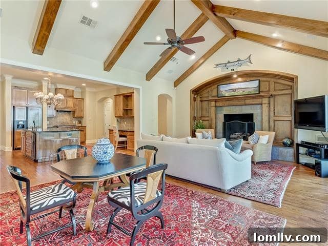 Open Concept Family Room and Breakfast Nook - 1615 Carleton, Fort Worth