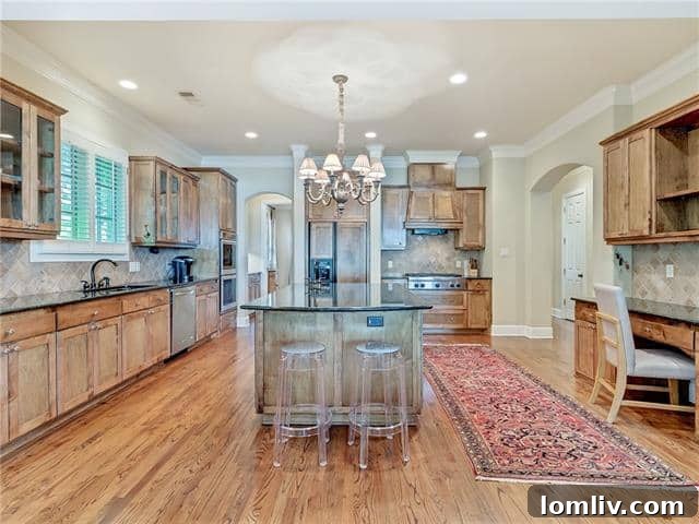 Gourmet Kitchen with Large Island and Modern Appliances - 1615 Carleton, Fort Worth
