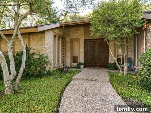 Love at First Sight: Dallas Open Houses This Weekend 13 Elegant exterior of Northwood Hills home at 6537 Dartbrook Drive