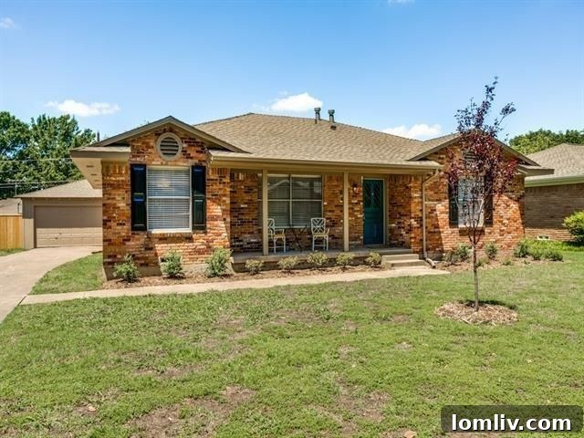 Love at First Sight: Dallas Open Houses This Weekend 18 Charming exterior of fully remodeled Buckner Terrace home at 8115 Woodhue Road