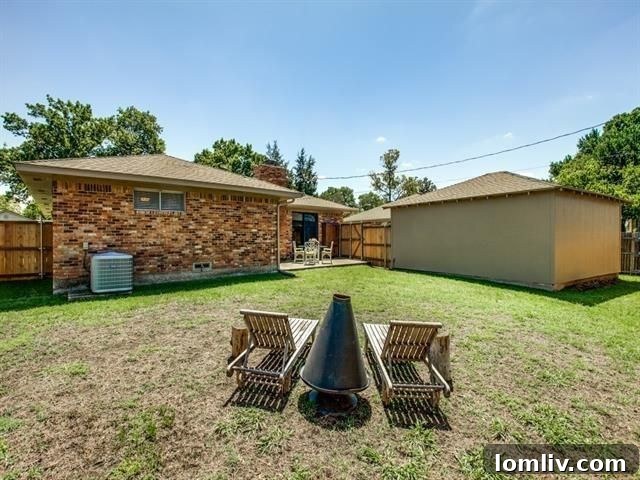 Bright and welcoming bedroom in remodeled East Dallas property