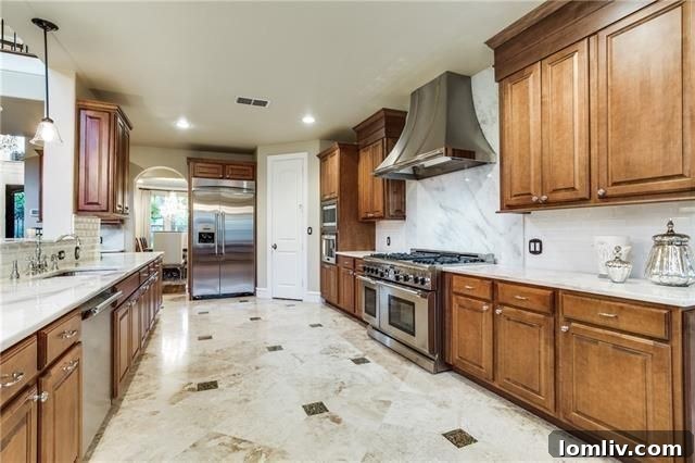 Love at First Sight: Dallas Open Houses This Weekend 6 Spa-like master bathroom featuring Carrera Marble and custom lighting