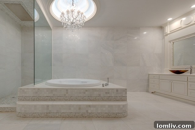 Spa-Like Master Bathroom with Rain Shower