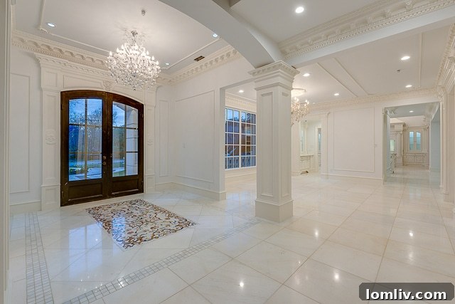 Luxury Entryway with Mosaic 