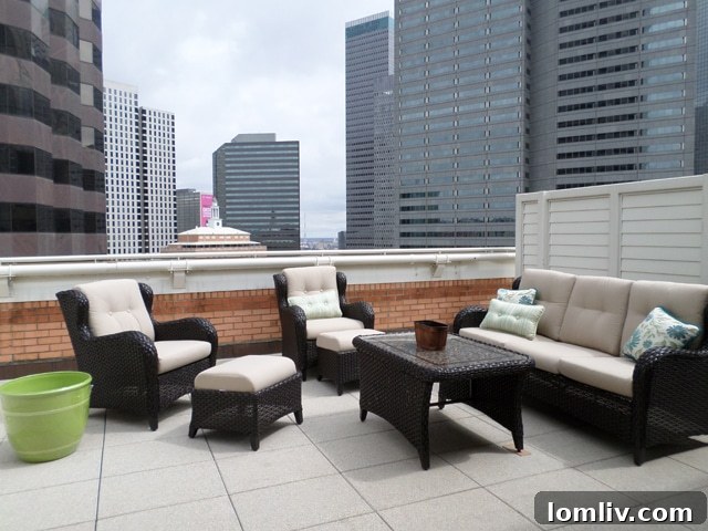 Tomorrow's Preservation Dallas Tour Features 511 N Akard Adaptive Reuse Marvel 8 Modern kitchen and living space within a penthouse at 511 N. Akard