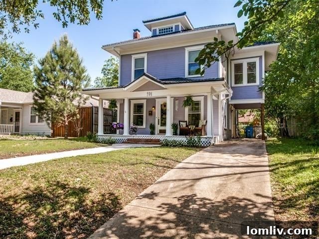Charming Prairie-style home exterior at 704 Glendale St, Junius Heights.